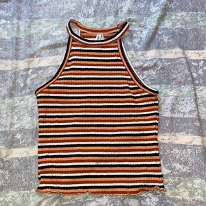 striped halter top